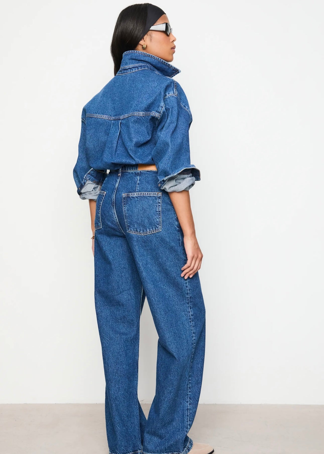 Alex shirt Washed Dark Blue