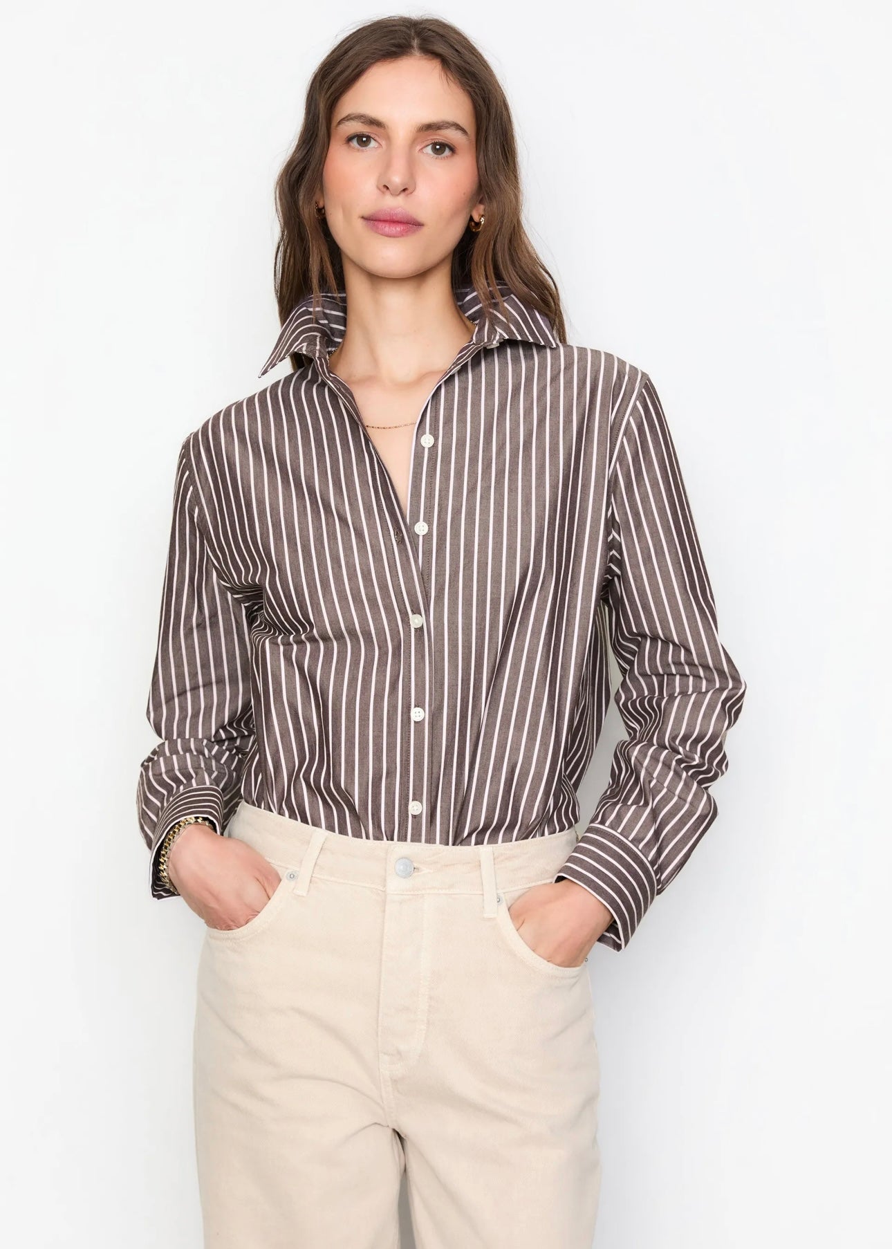 Fritilia shirt Dark Brown