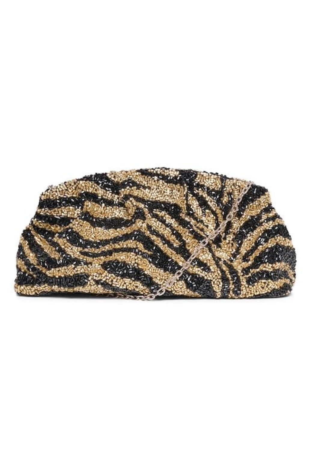 Gestuz Odina clutch - Black/Dried Moss