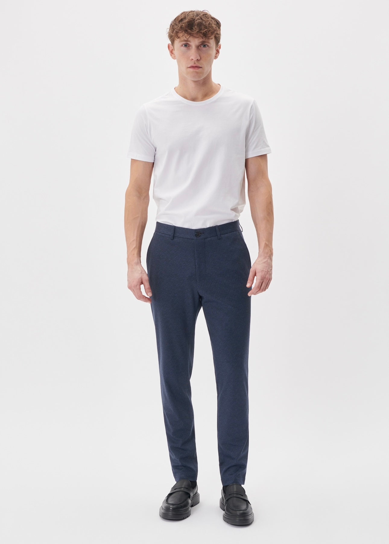 Matinique Liam Jersey pants - Dark Navy