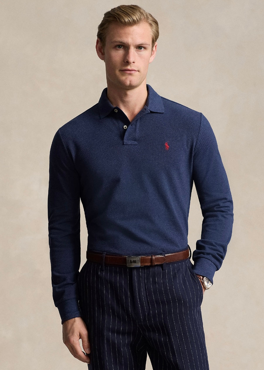 Mesh Polo shirt Spring Navy