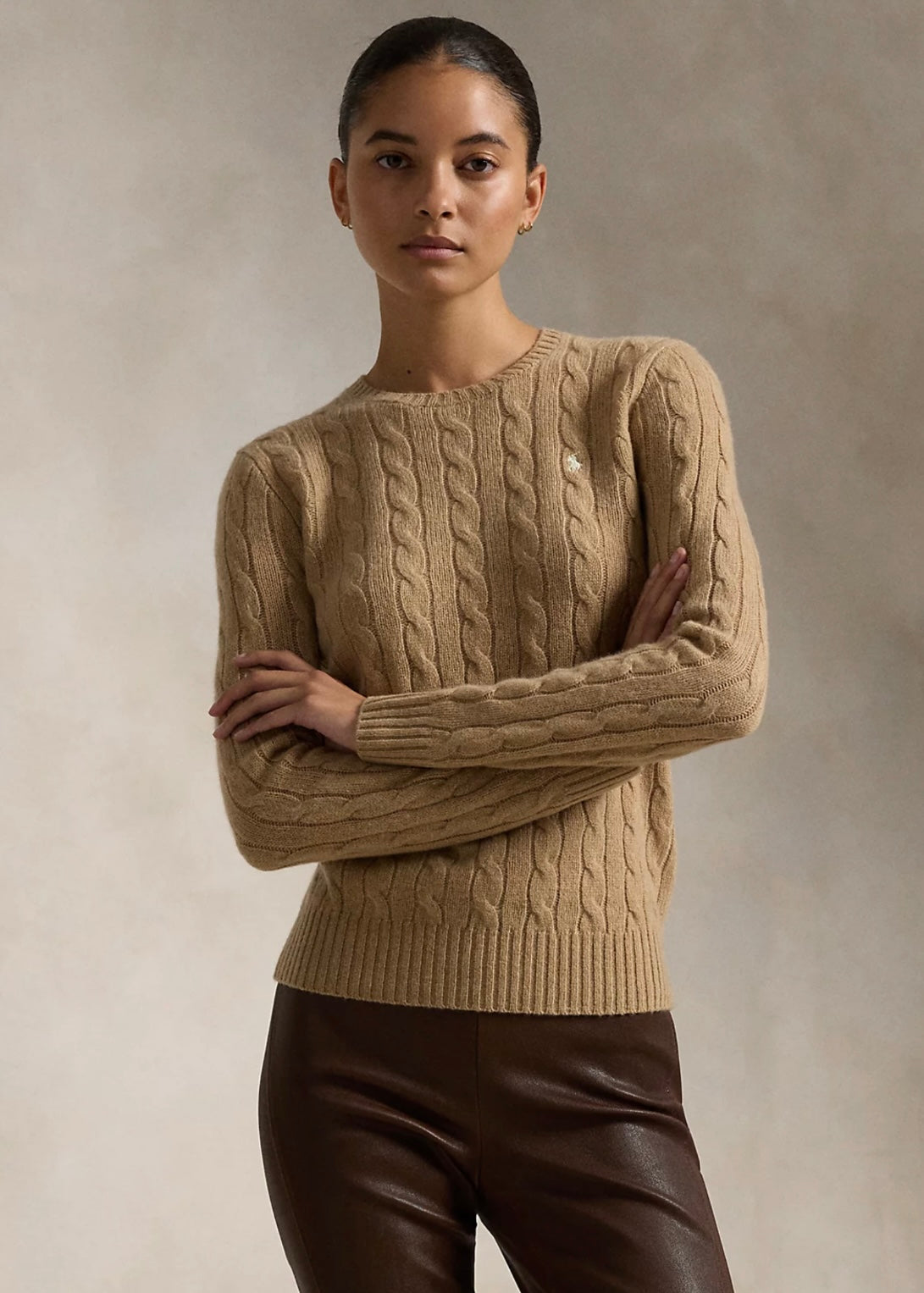 Polo Ralph Lauren Julianna sweater - Camel Melange