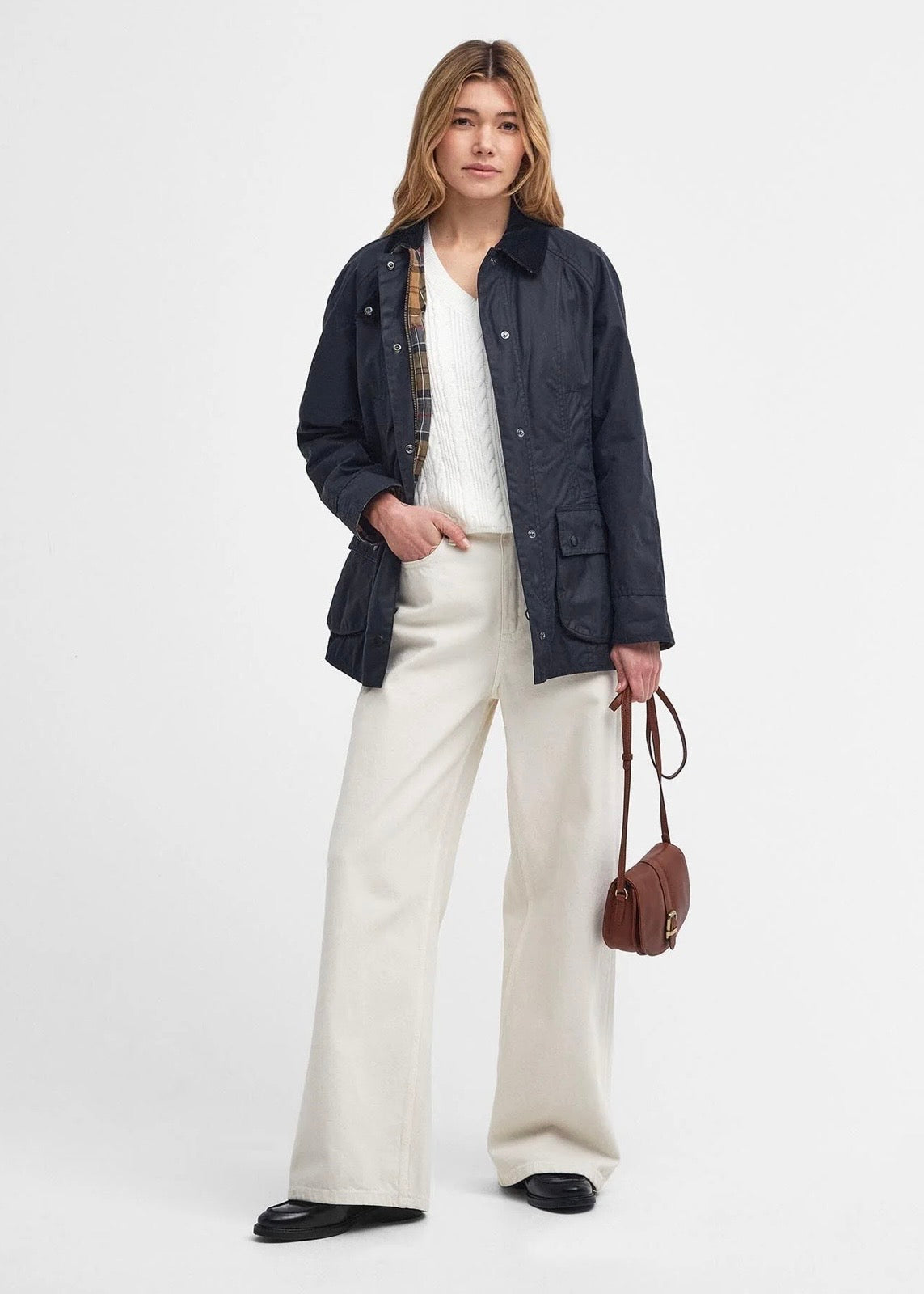 Classic Beadnell Jacket Navy