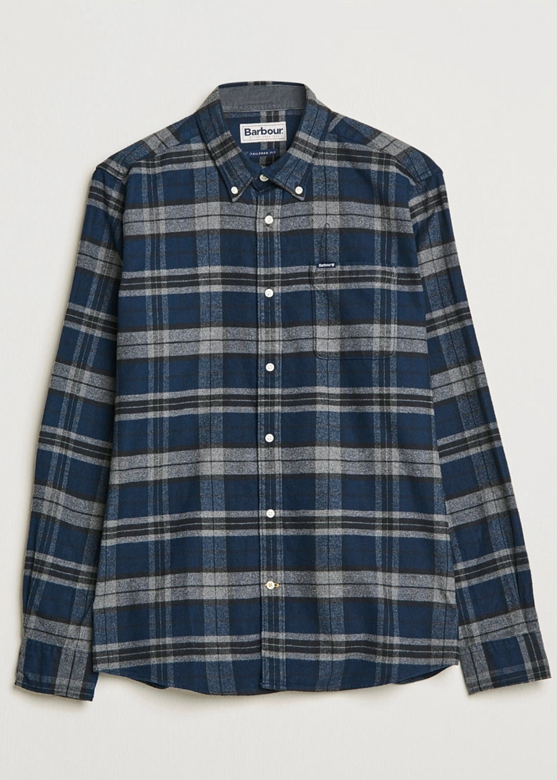 Barbour Betsom Tailored Checked shirt - Grey Marl