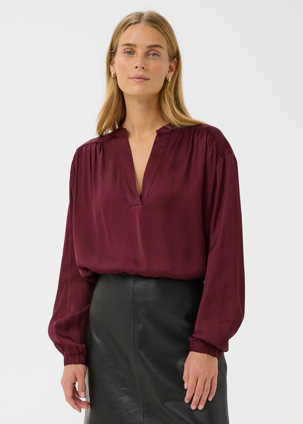Natales blouse Tawny Port