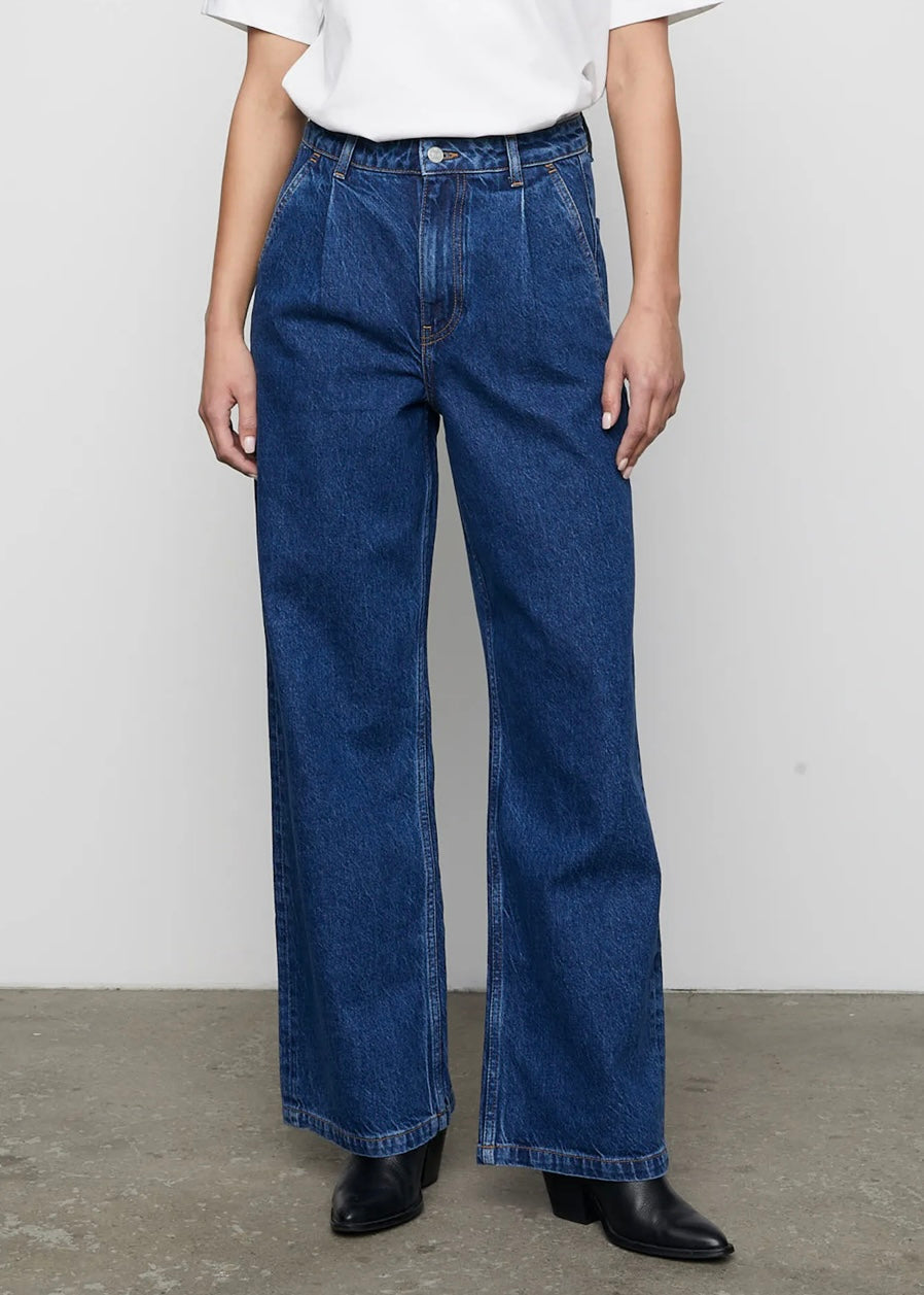 Camilla Pihl Joshua pants - Washed Dark Blue