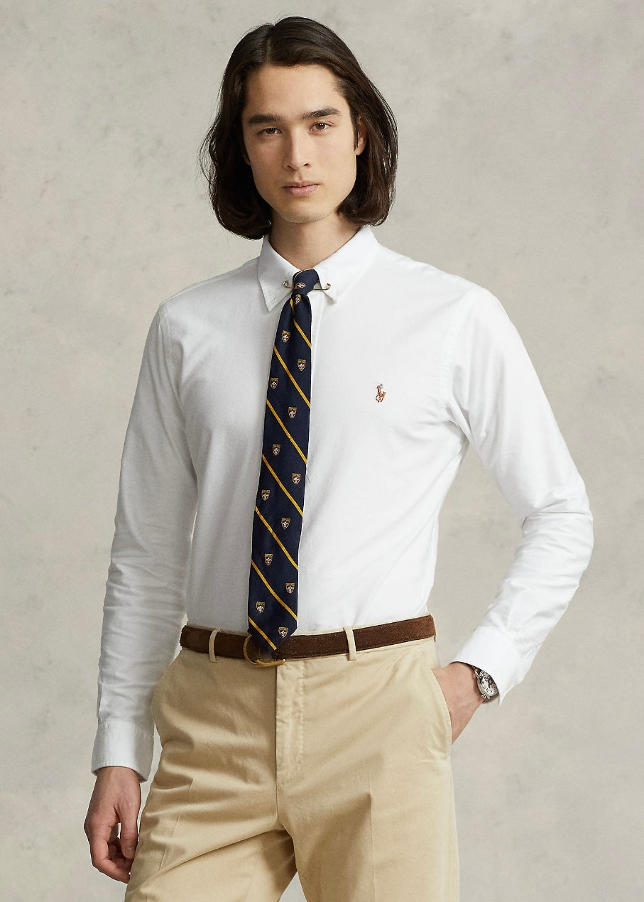Custom Fit Oxford shirt White