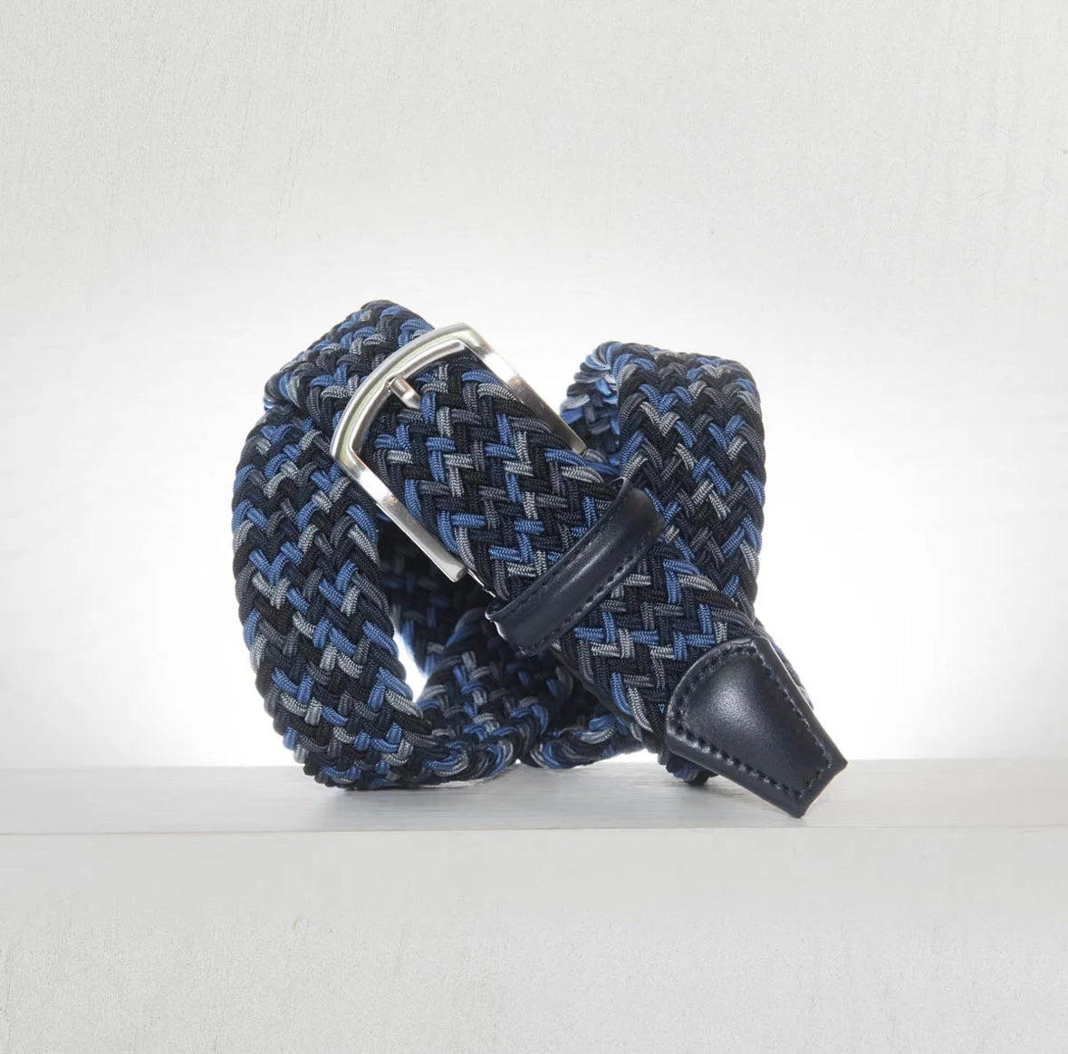 Elastic Belt Multi Blue