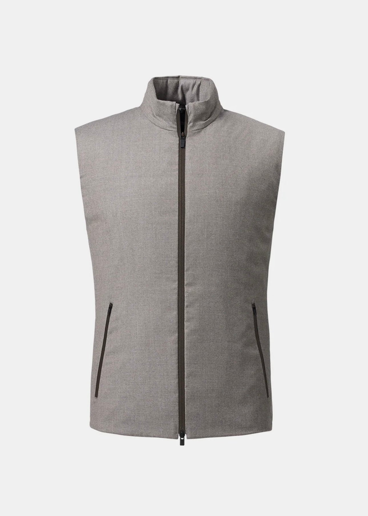 Raptor Vest Savile Sand Melange Wool