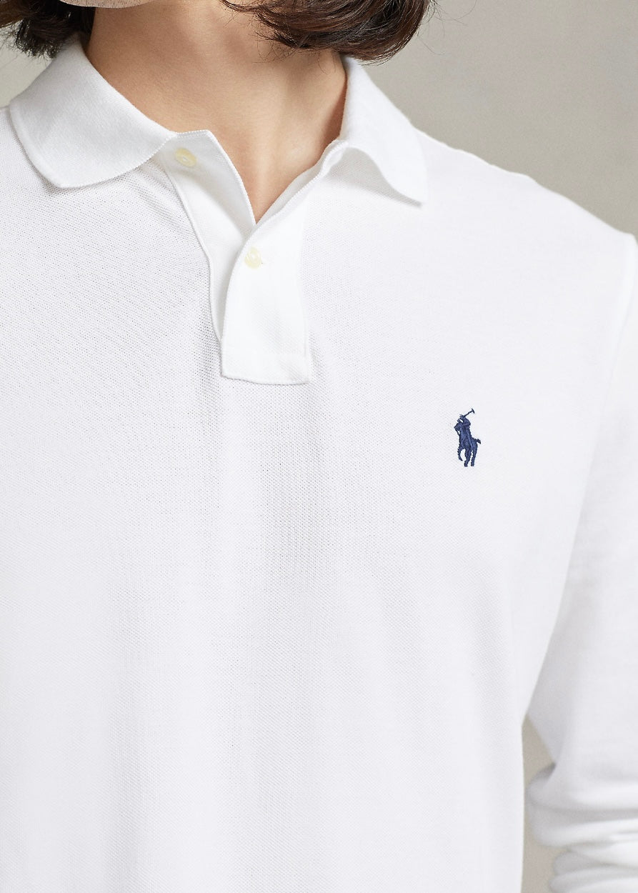 Mesh Polo shirt White
