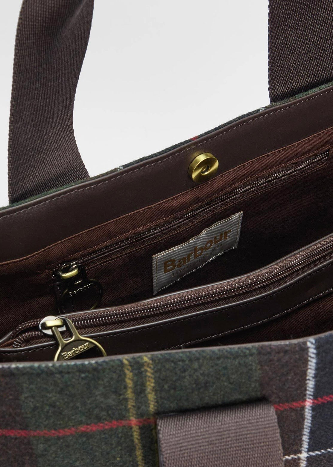 Turnberry Tartan Tote Bag Olive