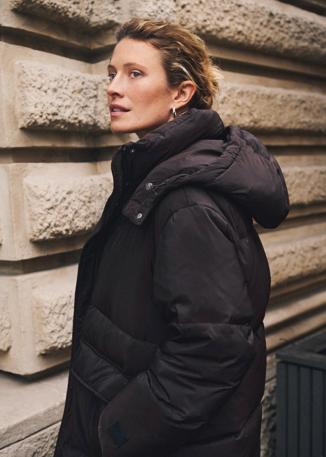 Lisanne coat Dark Walnut Melange