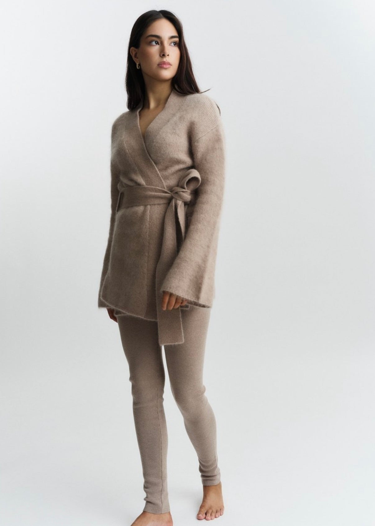 Vera Chunky cardigan Hazel Beige