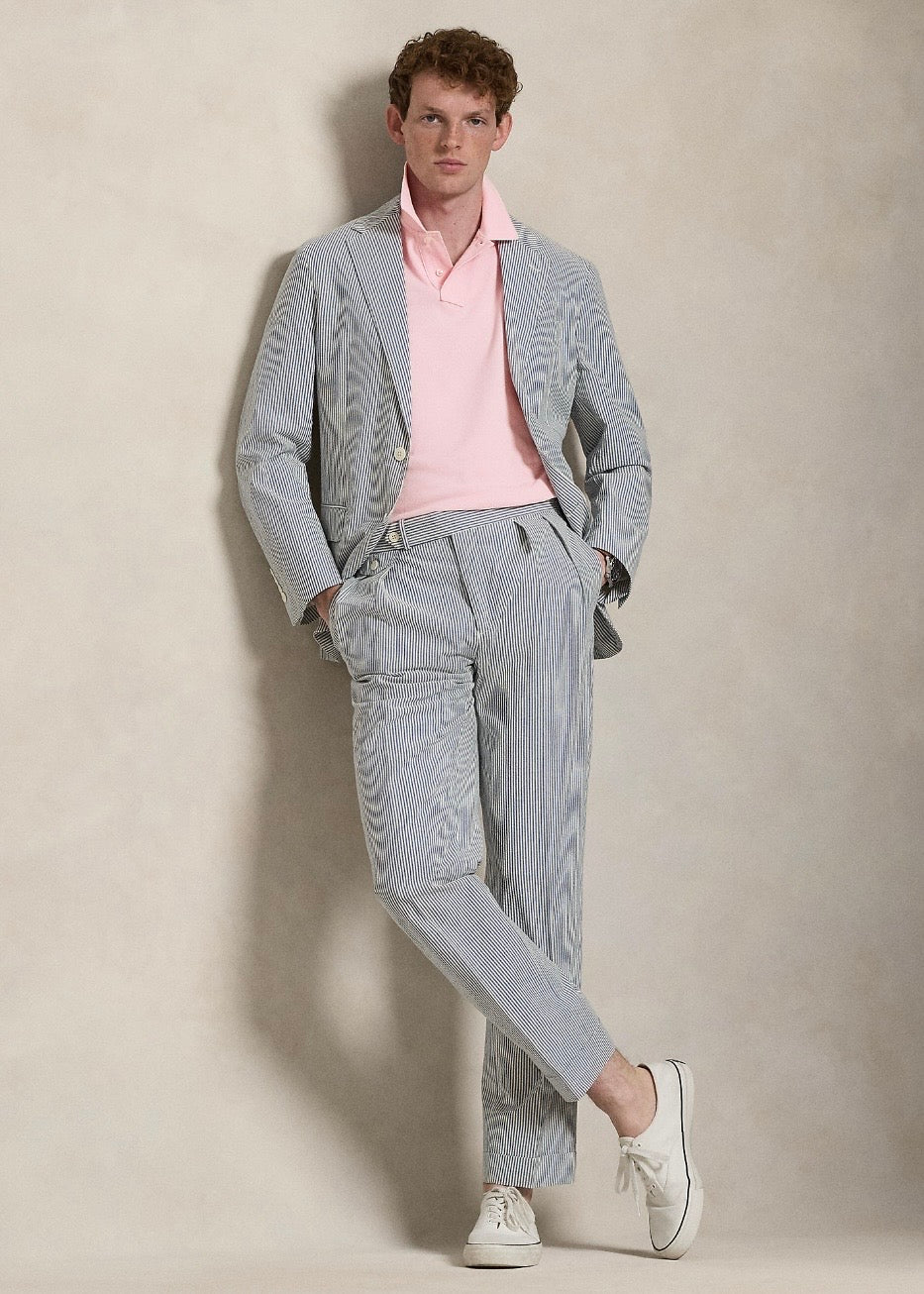 Mesh Polo Shirt Garden Pink