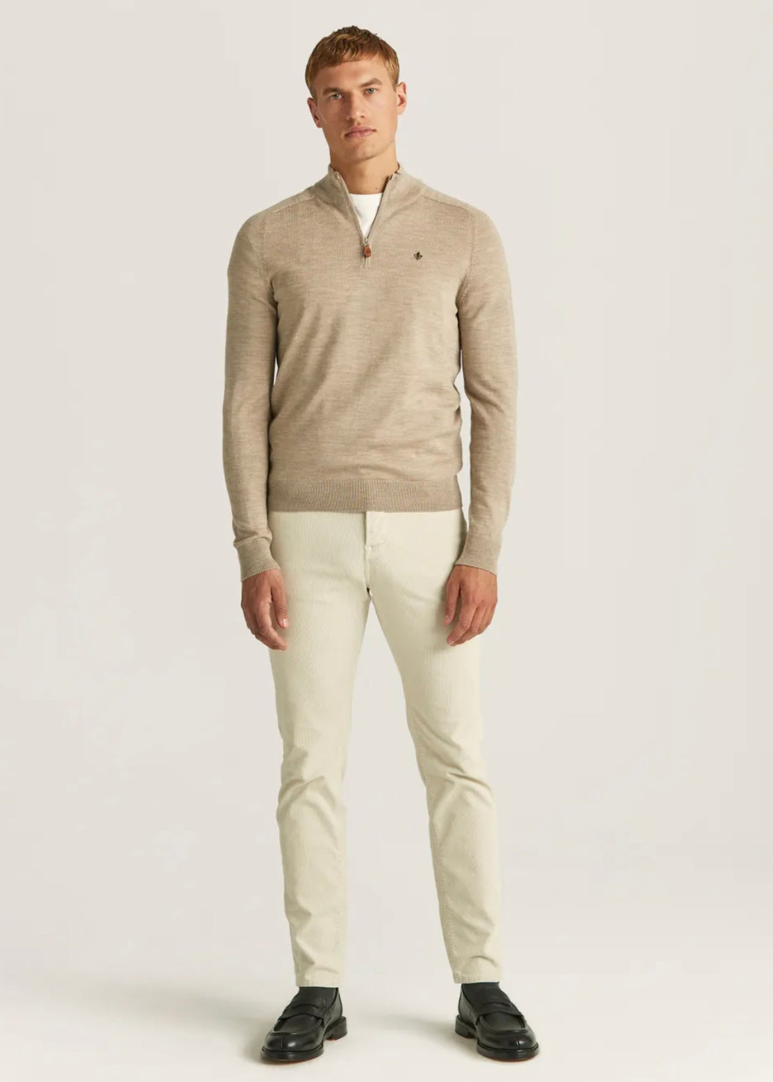 Morris Merino John Zip - Khaki