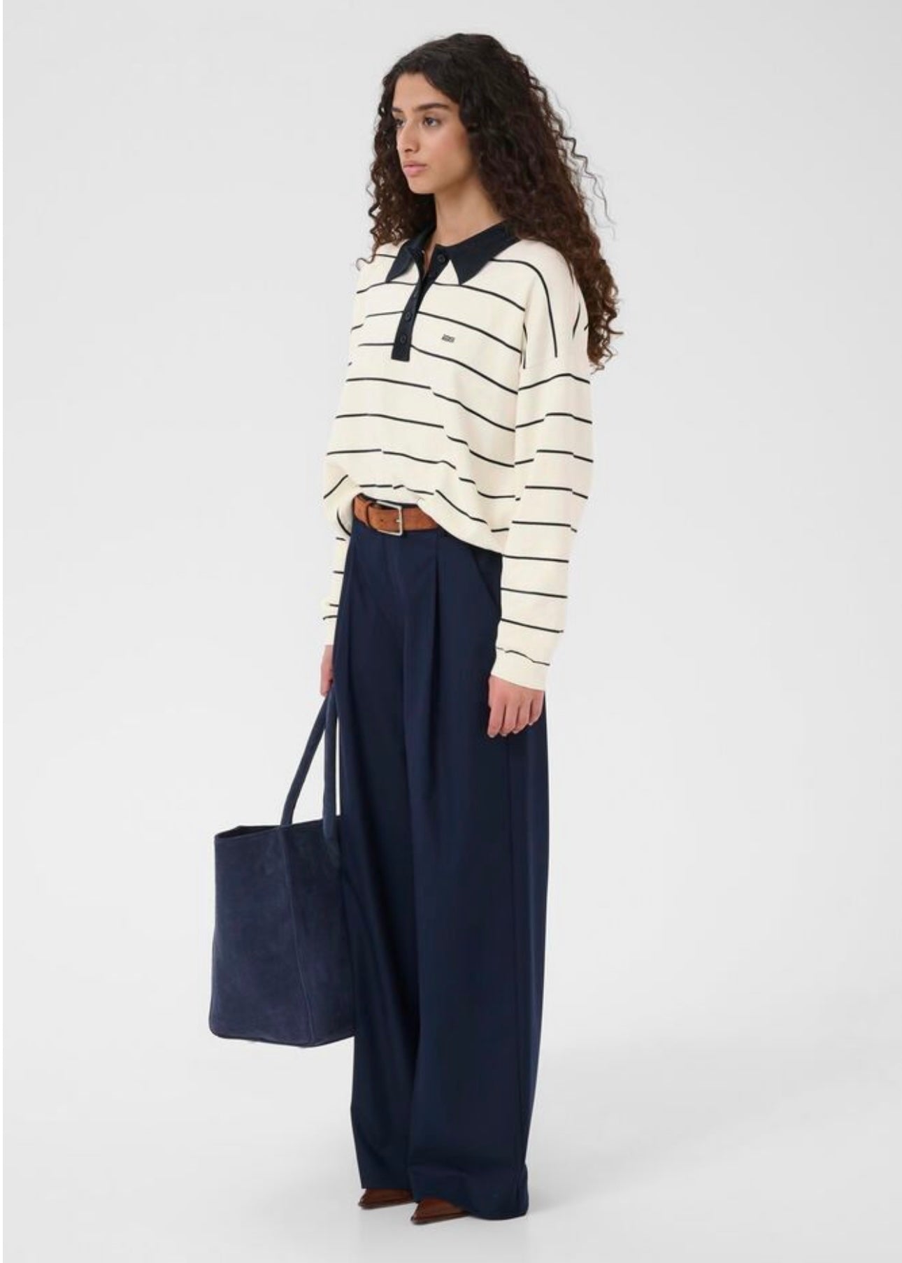 Taige Polo Pullover Egret/Skycaptain