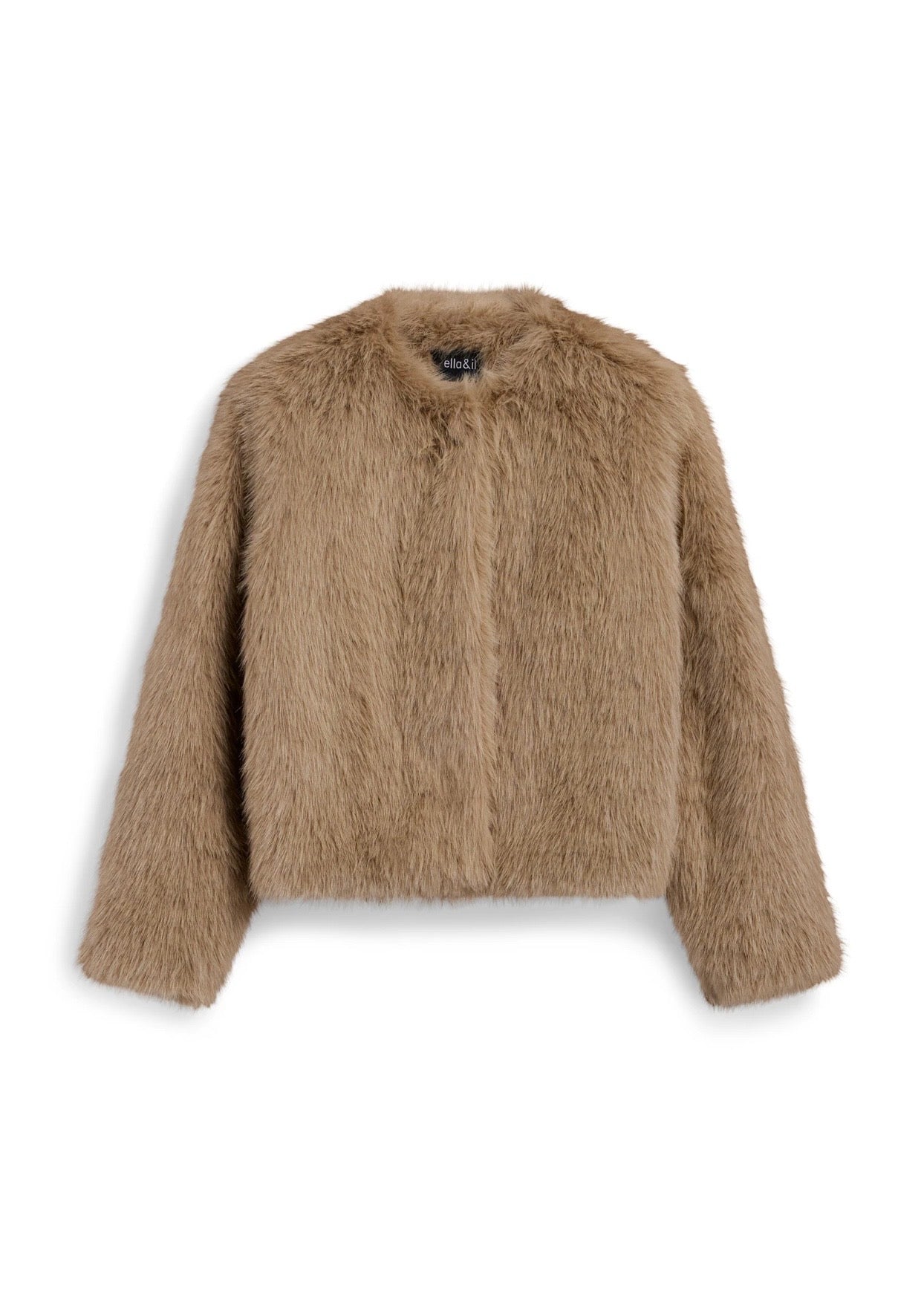 Tora Fake Fur Jacket Beige