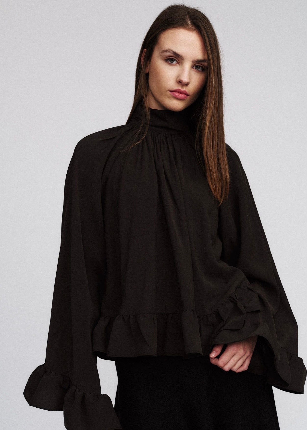 Clara Blouse Brown