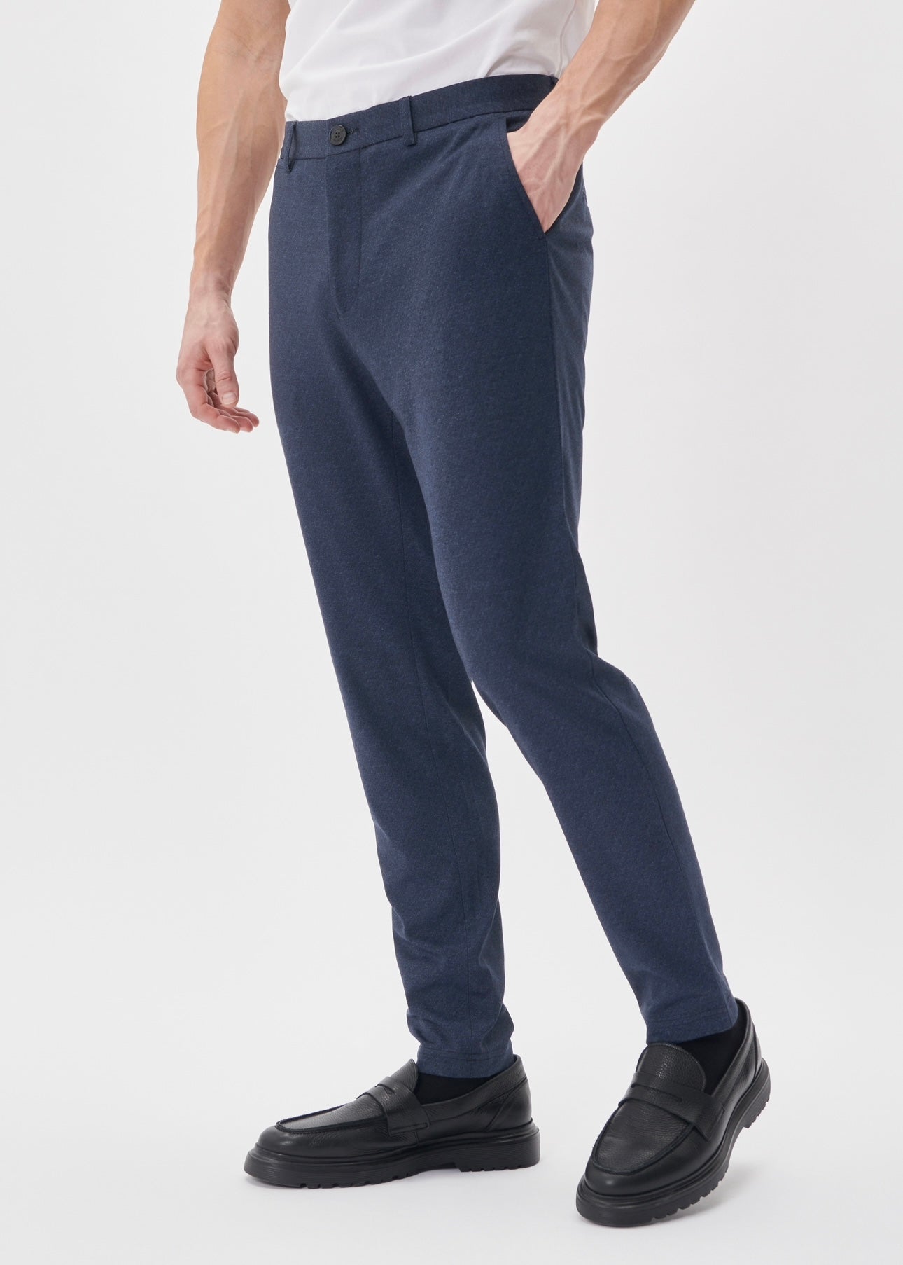 Matinique Liam Jersey pants - Dark Navy