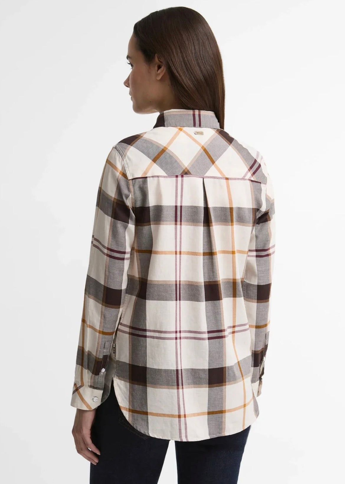 Moorland Shirt Ecru Muted Tartan