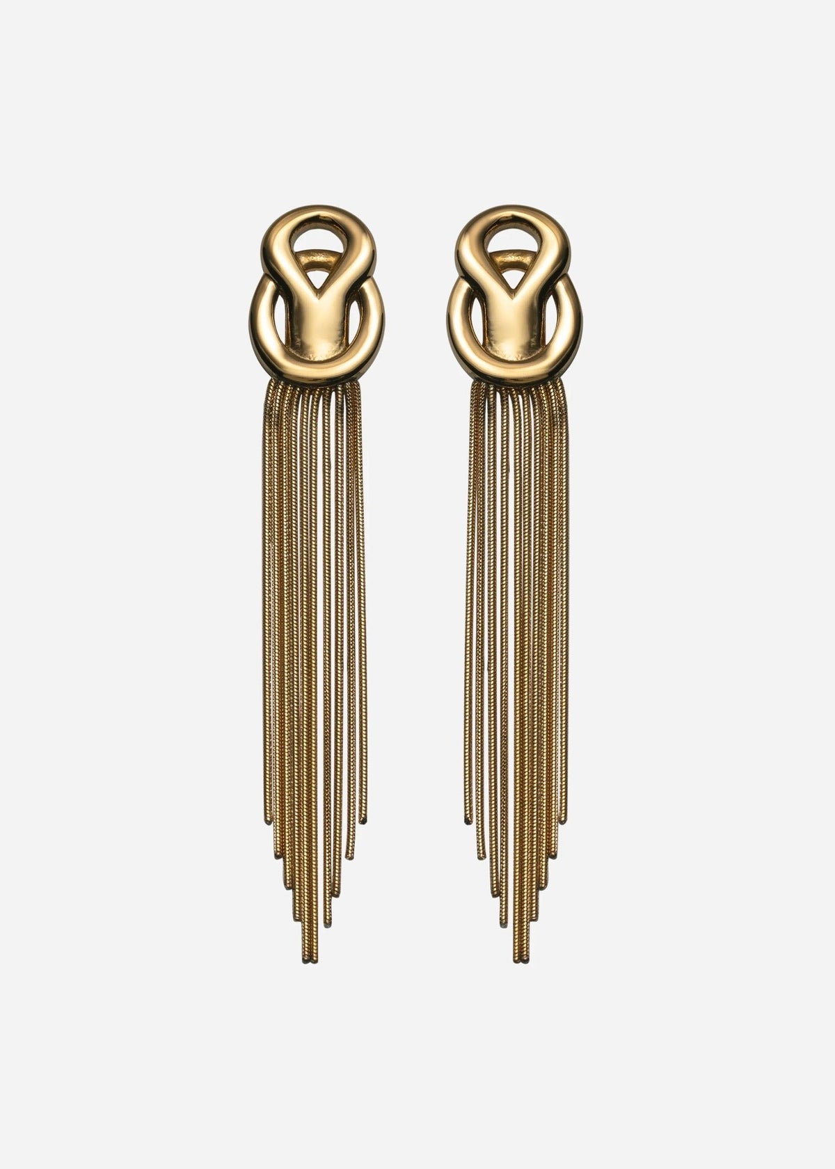 The Flounce Earrings Gold