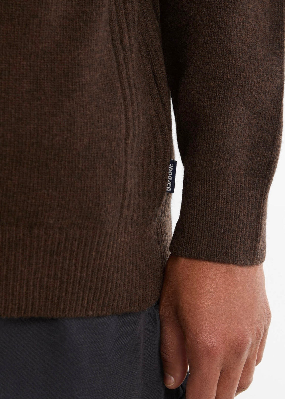 Holden Half Zip Dark Oak
