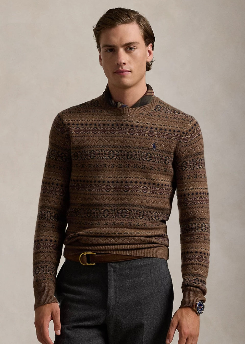 Polo Ralph Lauren Wool sweater - Camel Combo