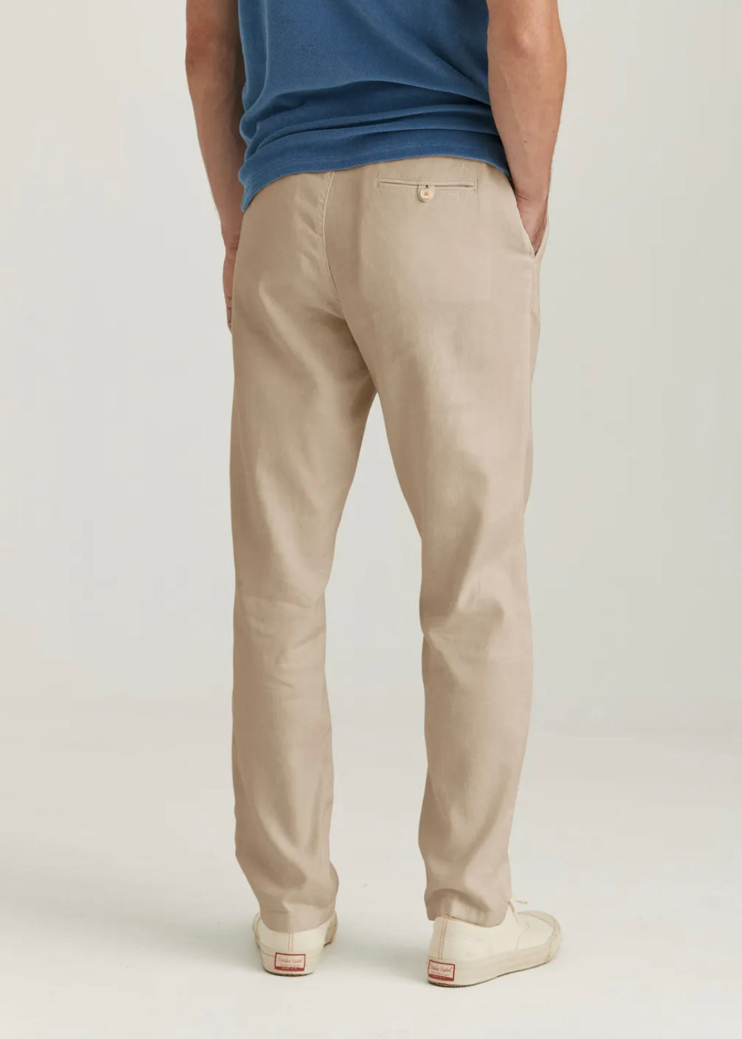 Morris Fenix Linen trouser - Khaki