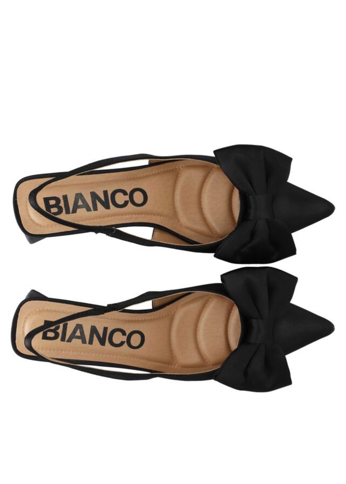 BIAMaralyn Slingback Bow Satin Black