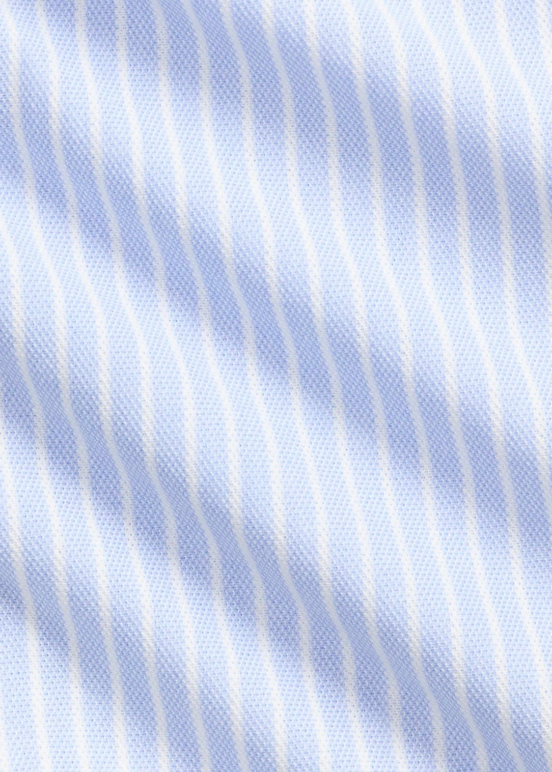 Striped Knit Oxford Shirt Dress Blue