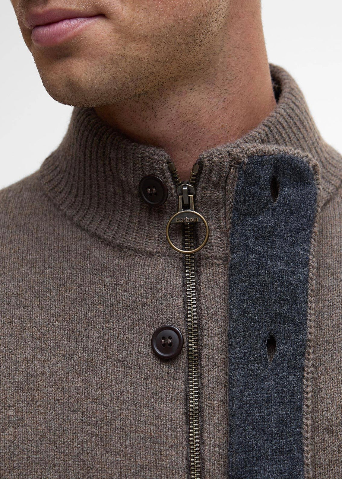 Essential Patch Zip Trough Dark Stone