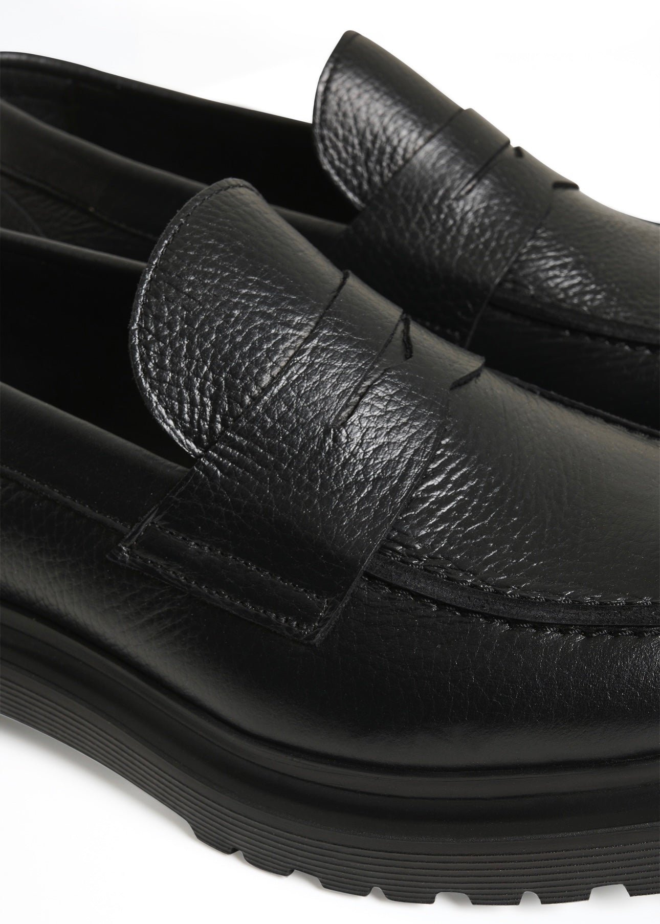 Martinique Britton Grain loafer - Black