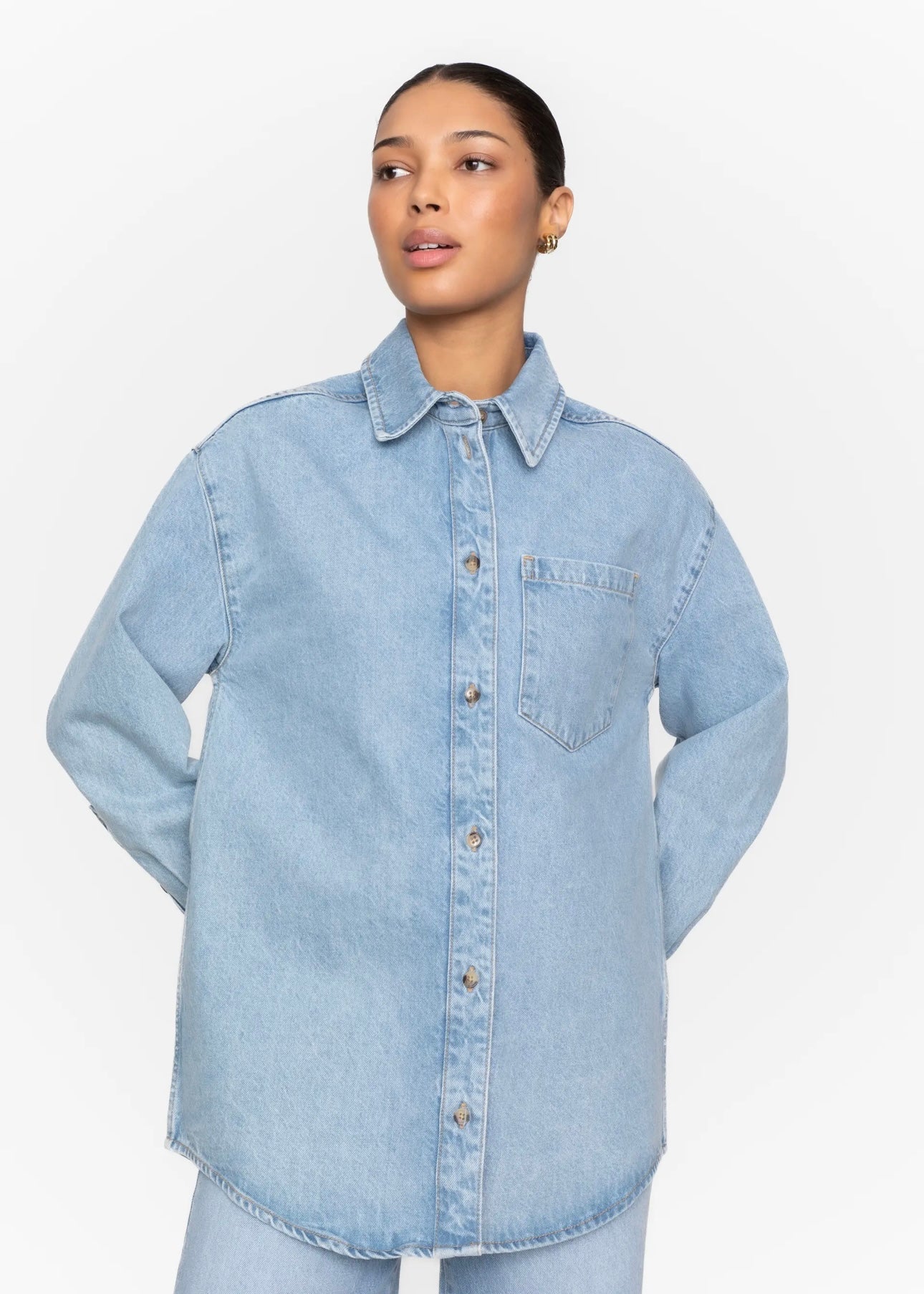 Pihl Denim Alex shirt - Light Blue