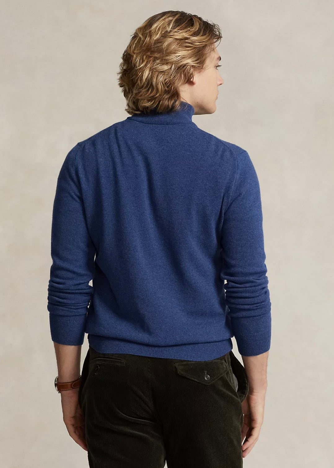 Polo Ralph Lauren Wool Zip - Rustic Navy Heather