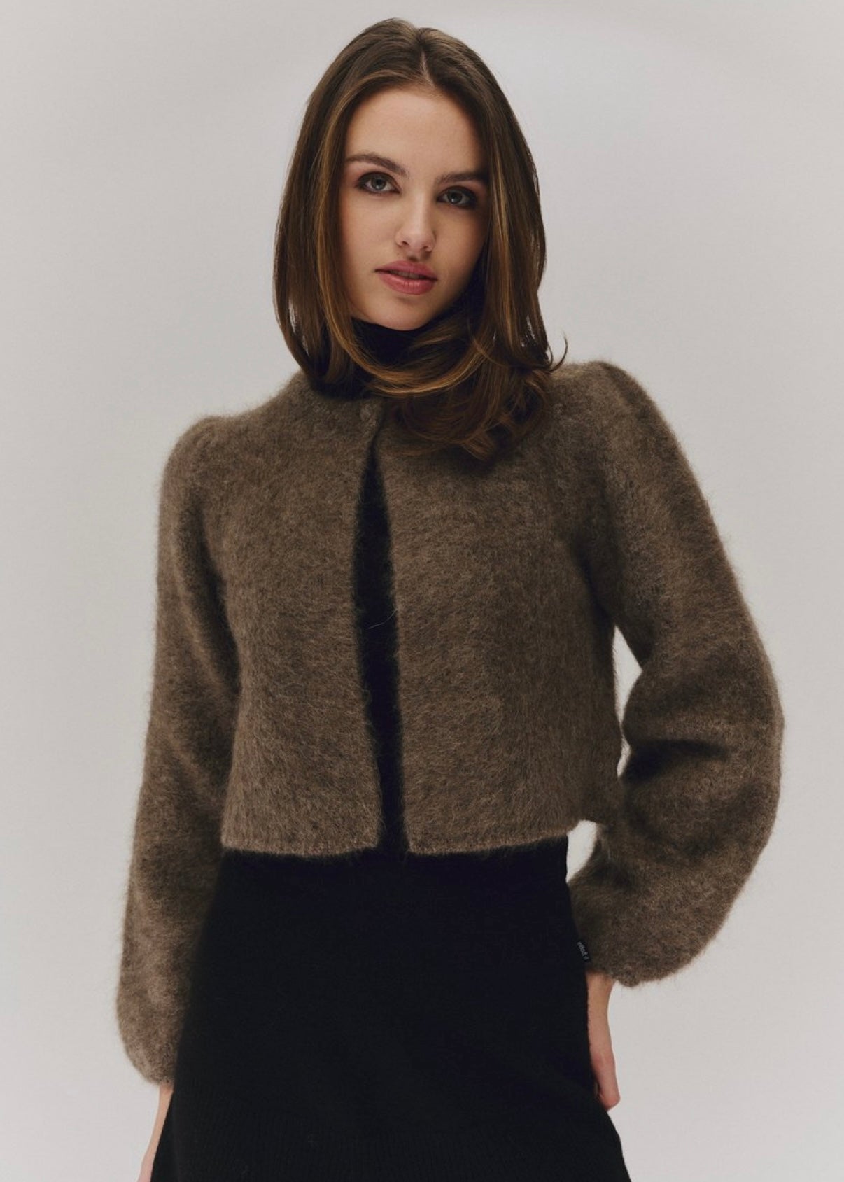 Amelia Chunky cardigan Brown