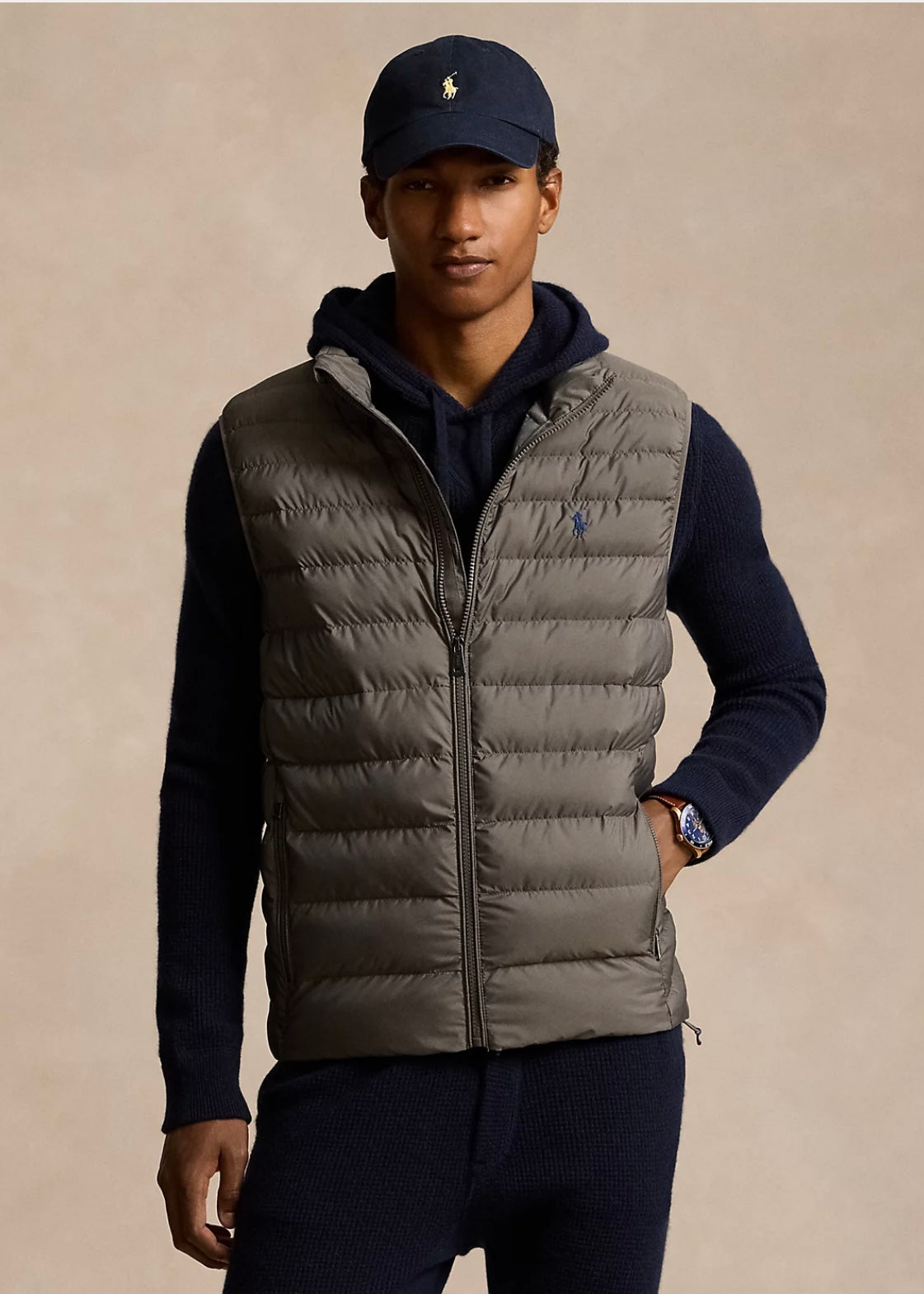 Polo Ralph Lauren Down vest - Dark Metal