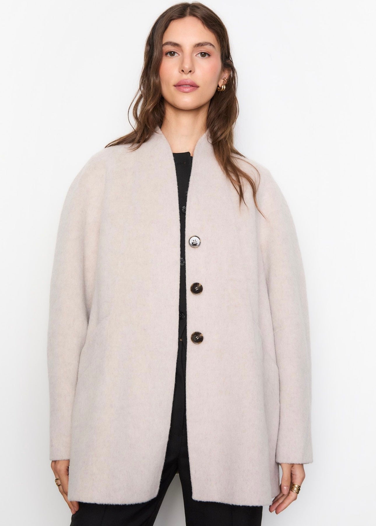 Margaret jacket Greige Melange