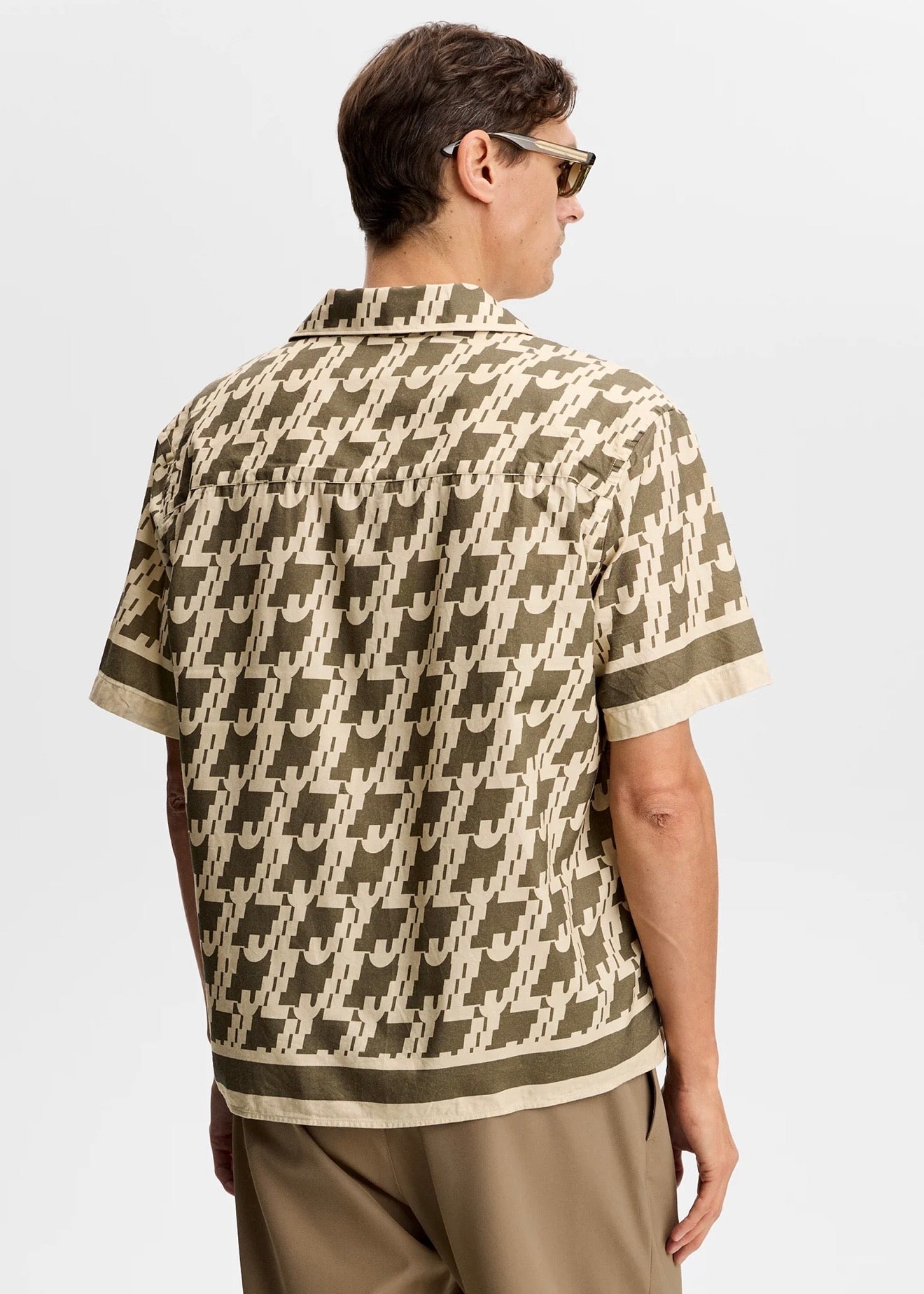 Ellis Border Resort Shirt Glitch Kalamata