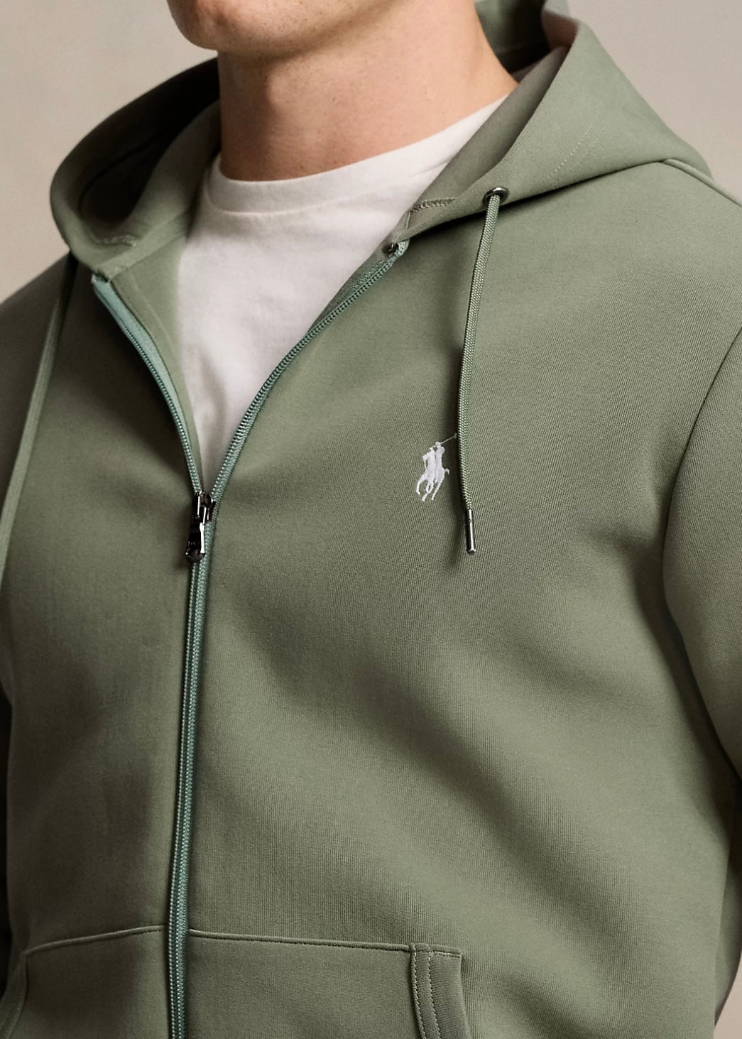 Polo Ralph Lauren College Zip hoodie - Cargo Green