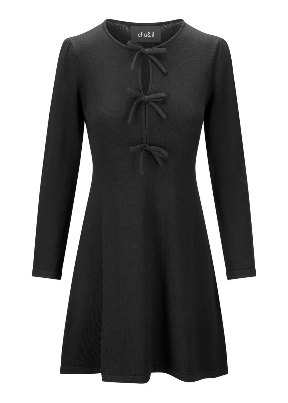 Dora Merino dress Black