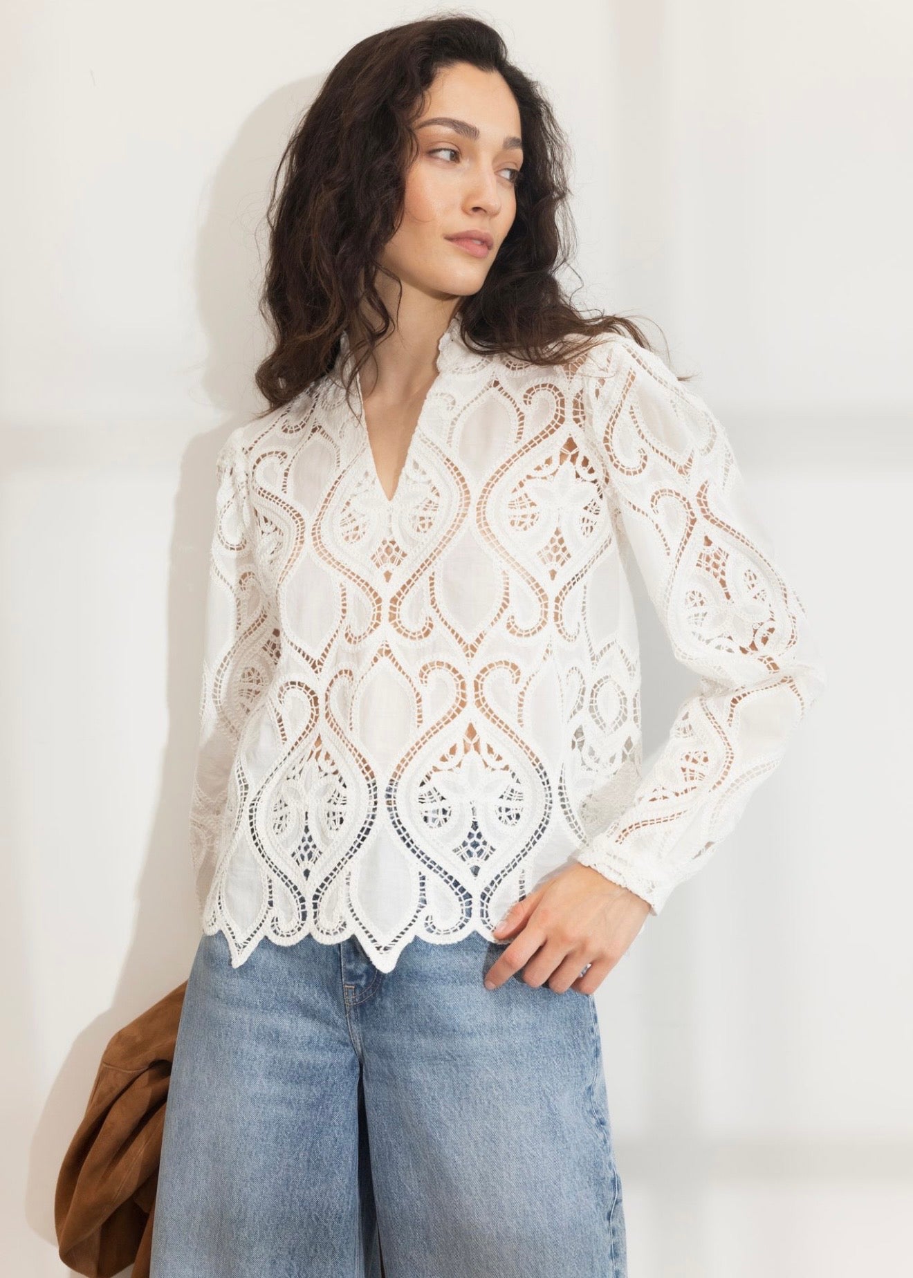 Amelia Blouse White