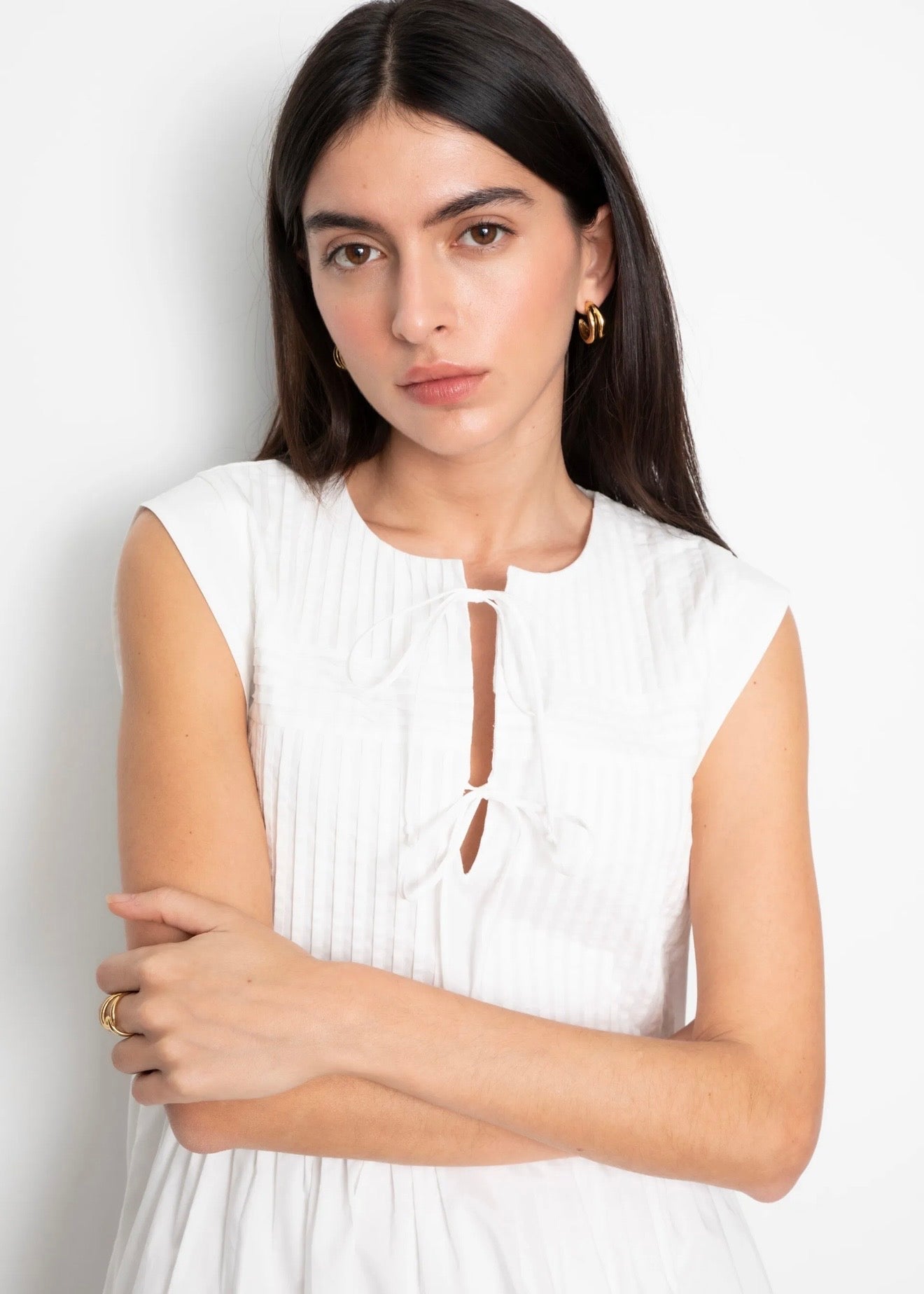 Mavie Top White