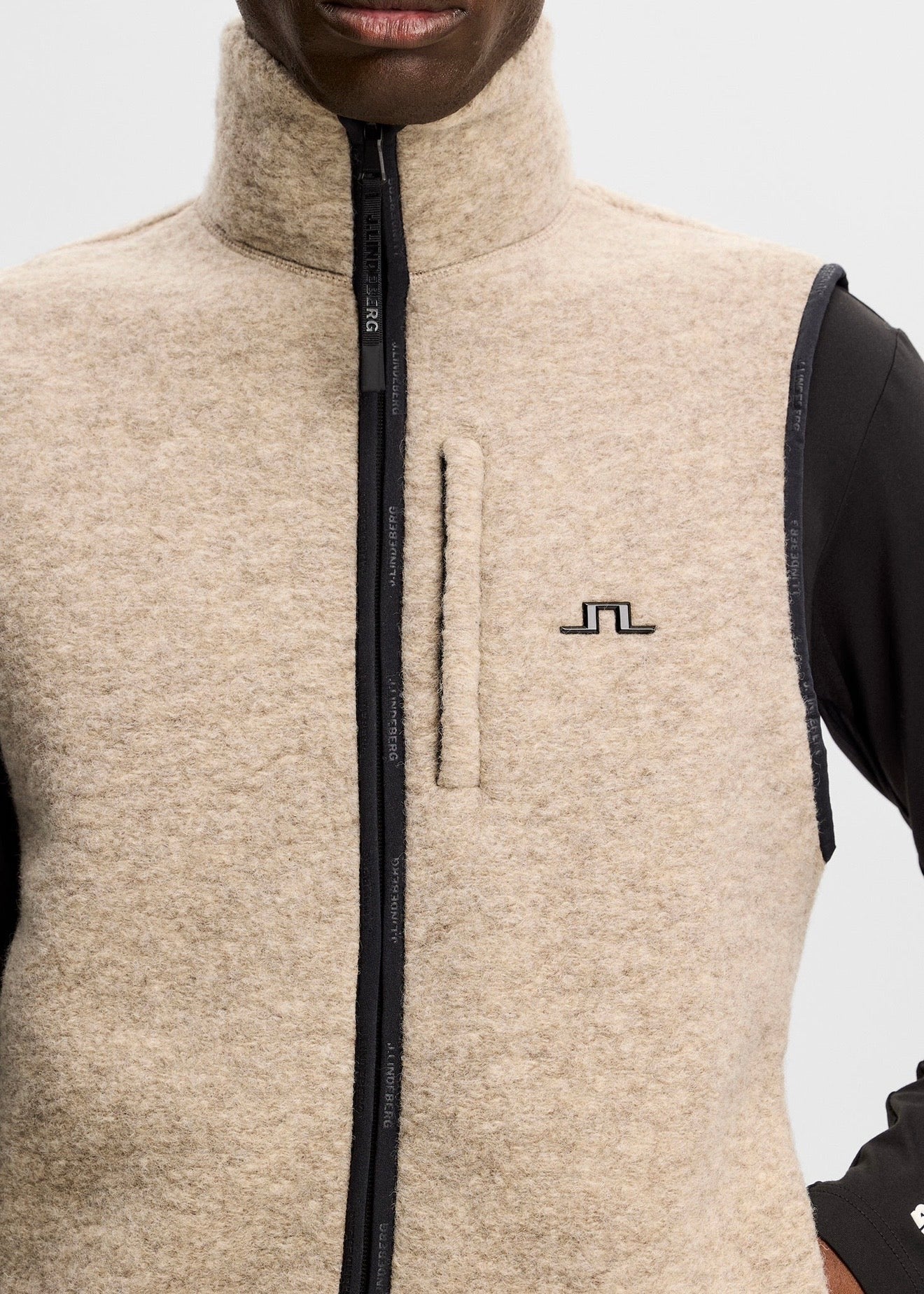 Duncan Wool Fleece Vest Moonbeam