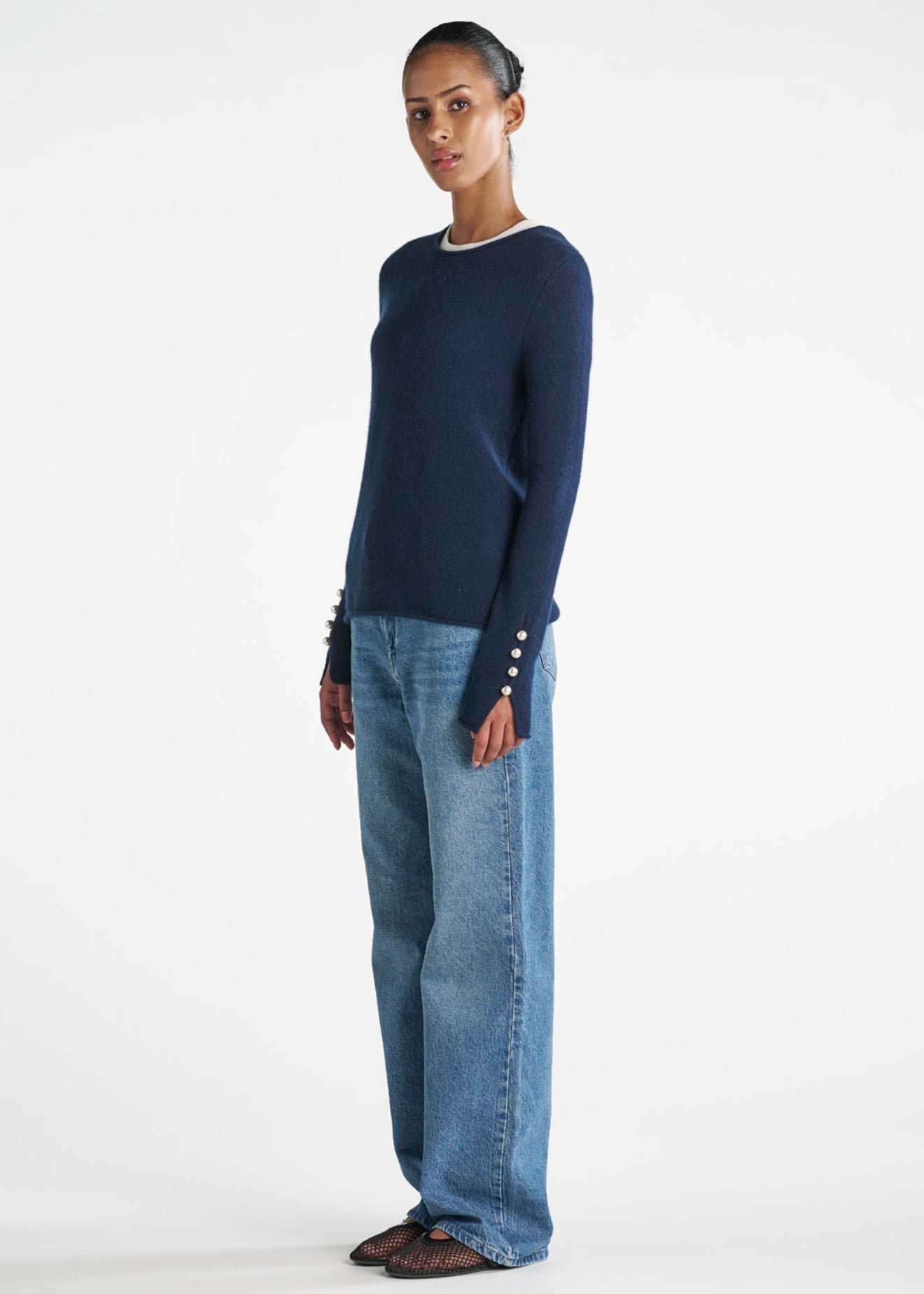 Abbelone sweater Navy