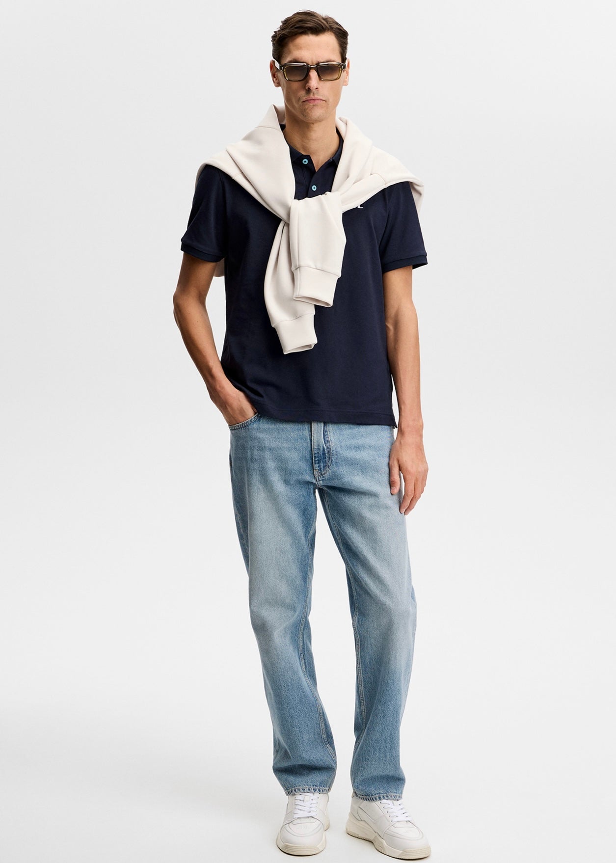 Joey Tipping Polo Navy