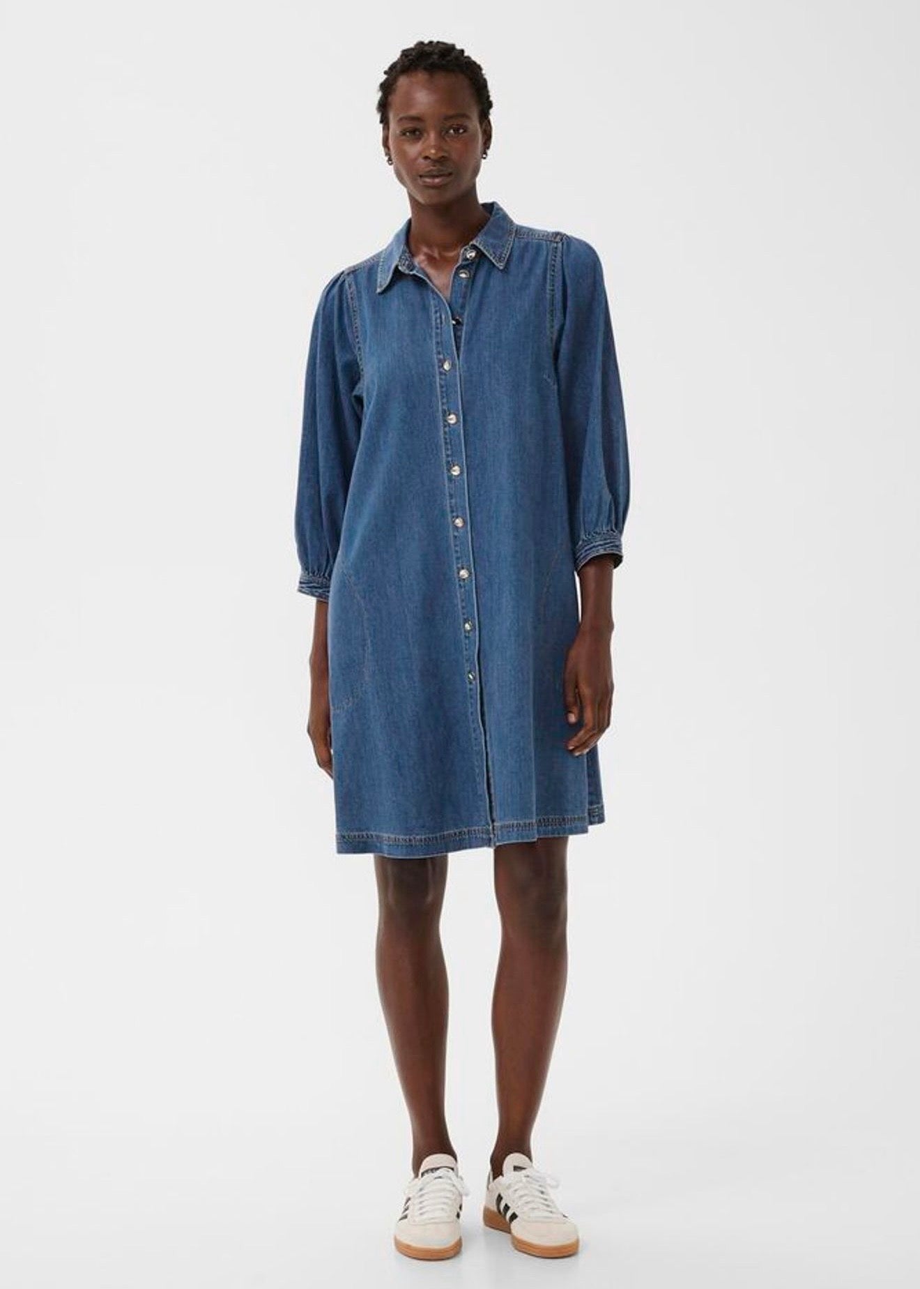 Eleinar Dress Medium Blue Denim