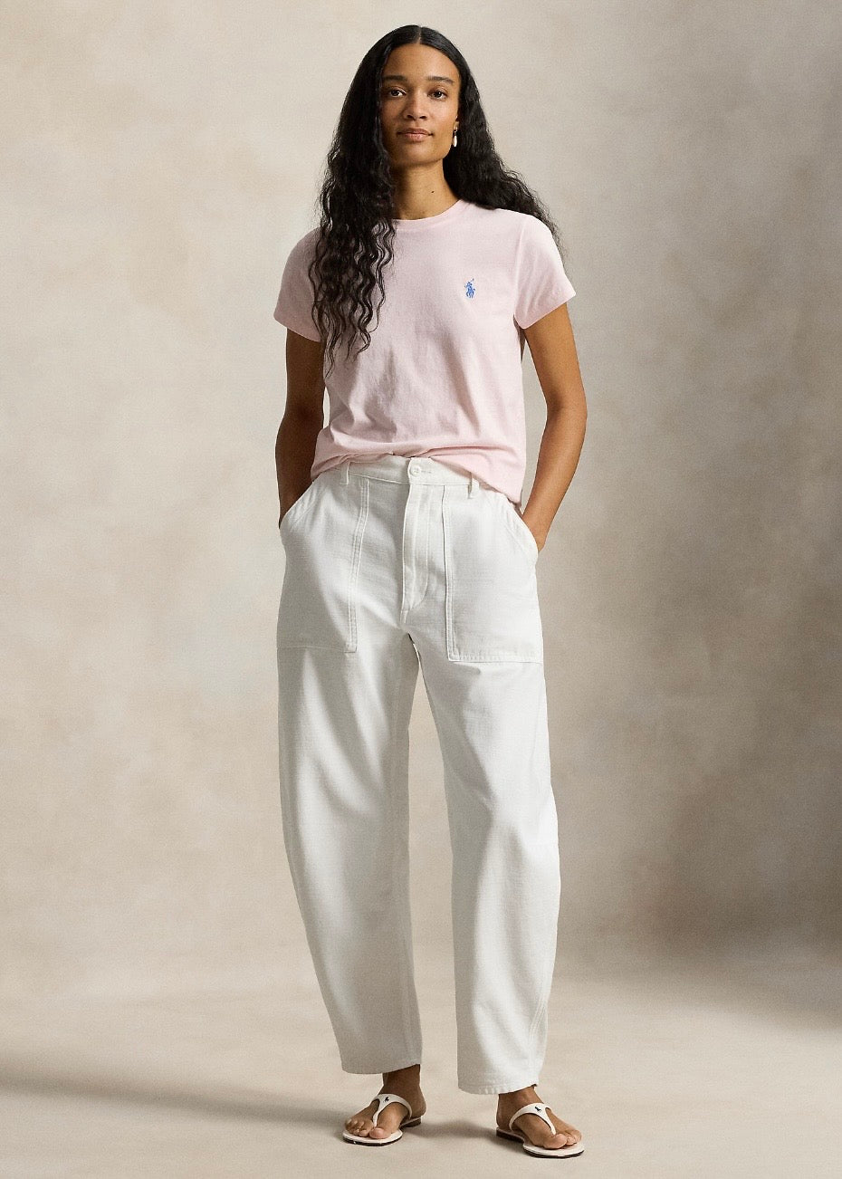 Cotton Jersey Tee Pink Sand