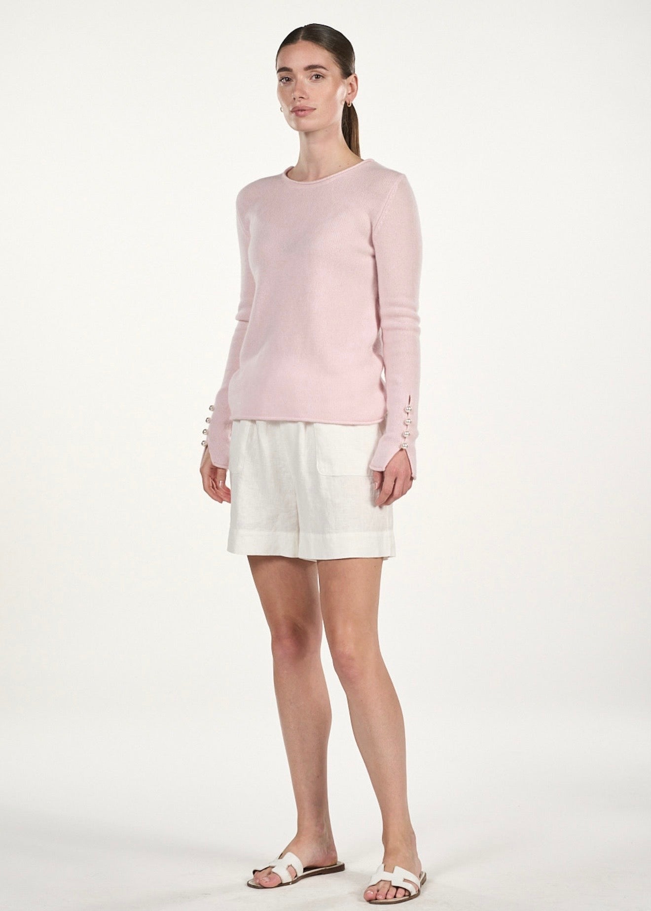 Abbelone sweater Soft Rose