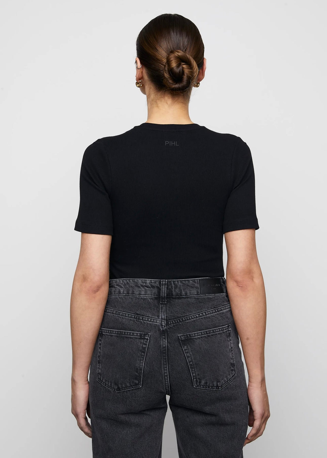 Camilla Pihl Pippa Rib tee - Black