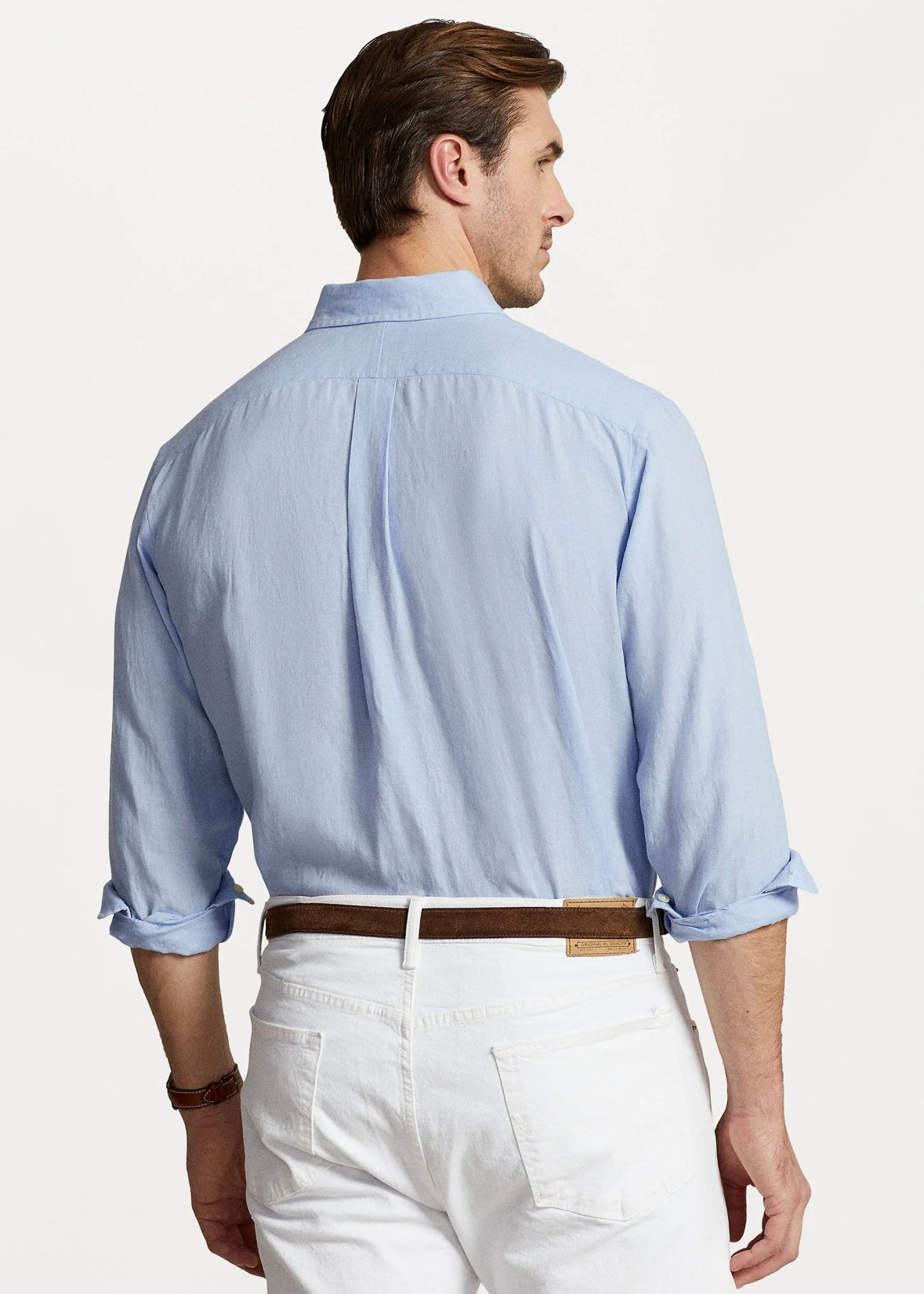 Polo Ralph Lauren Linen shirt custom fit - Blue Hyacinth